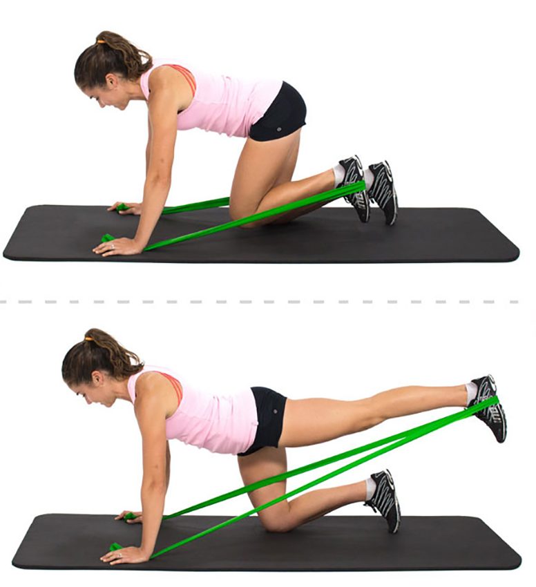 5 ejercicios para fortalecer gluteos y piernas con bandas elasticas MujerCountry.biz